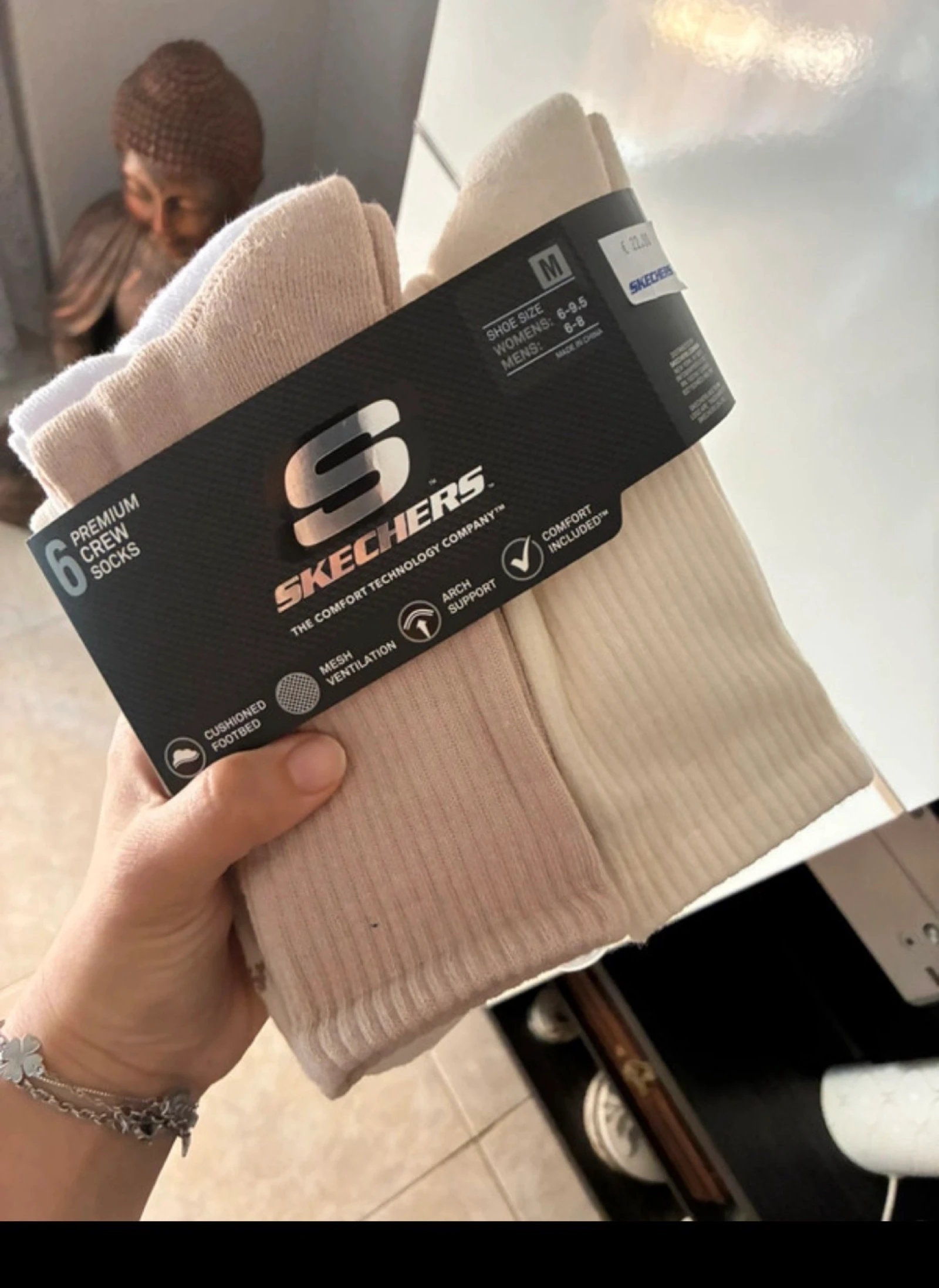 Calcetines tiro alto scketchers unisex 